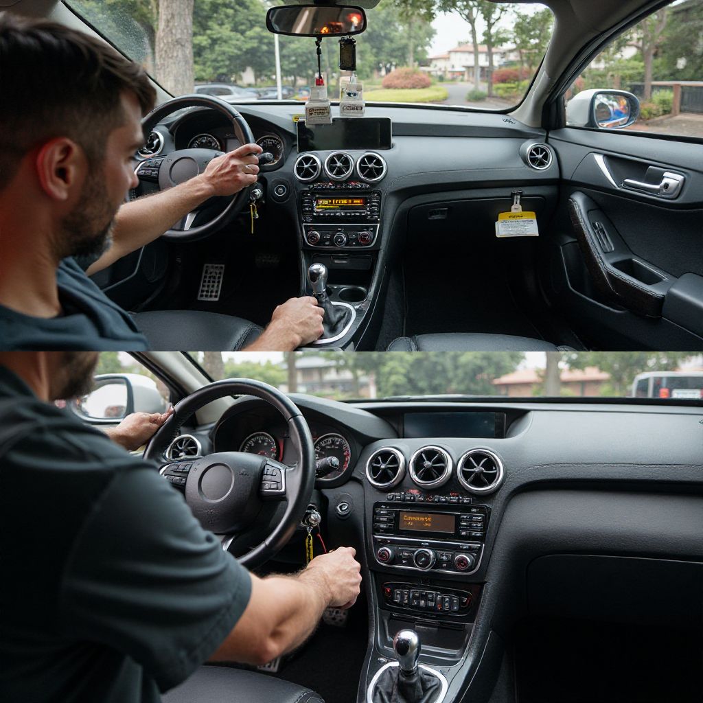 Hloubkové čištění interiéru a palubní desky