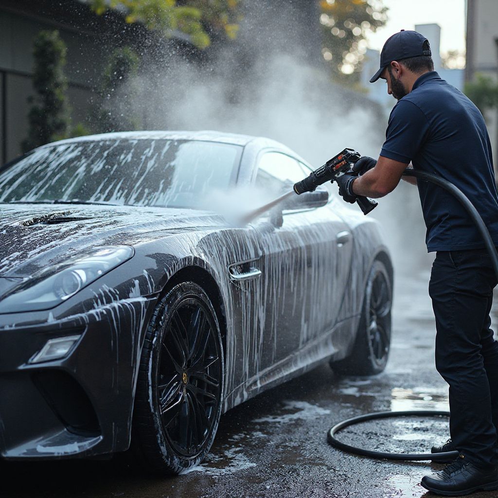Profesionální mytí exteriéru vozidla