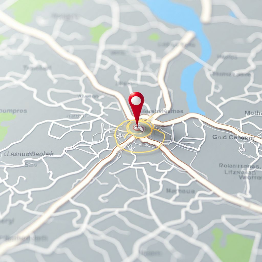 Mapa s umístěním naší provozovny