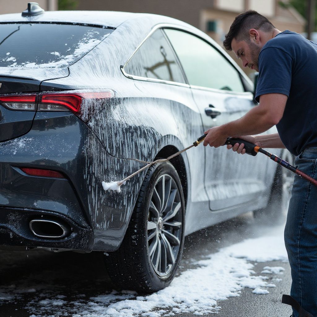 Čištění exteriéru vozidla