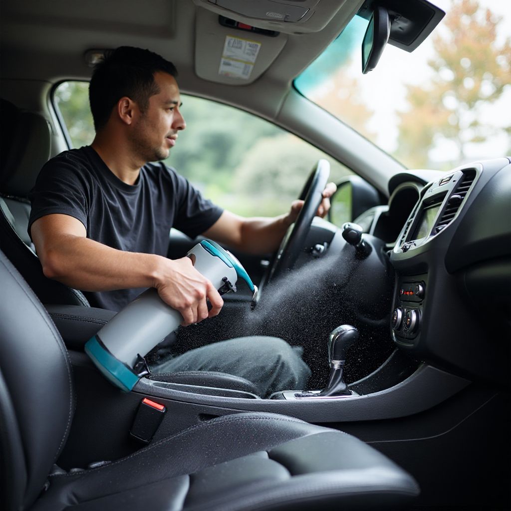 Odstranění zápachu z vozidla